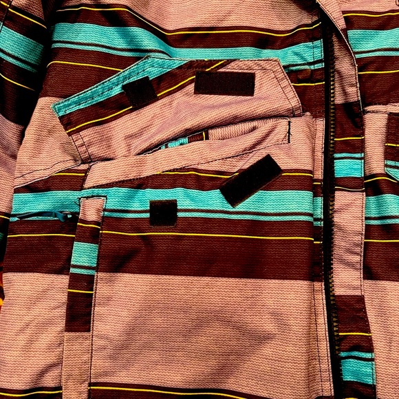 Ripzone Mens Winter Jacket Size Medium Hooded Waterproof Vented Taped Seam - Picture 6 of 13